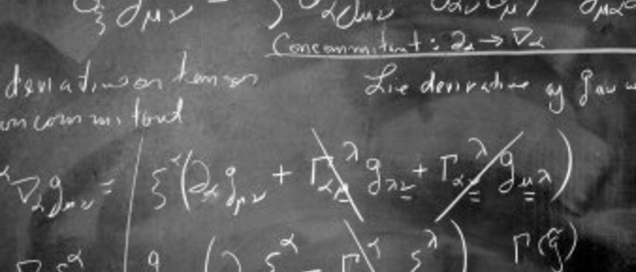 Chalkboard equations